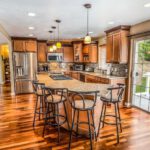 Energy-Efficient Appliances - Kitchen Island and Barstools
