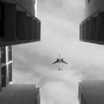 Multi-Functional Room - Grayscale Photo of Airplane