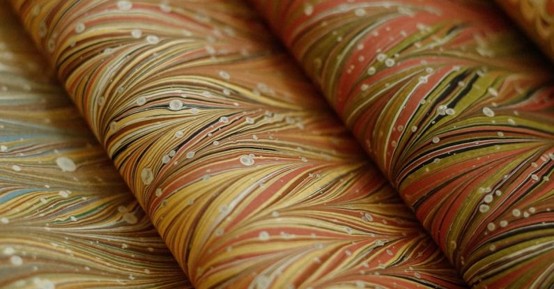 Biophilic Design - A close up of a stack of fabric with different colors