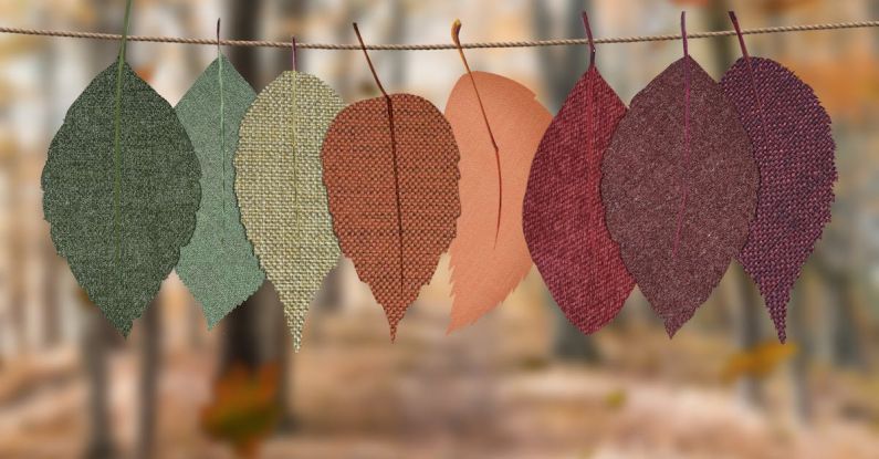 Textured Fabrics - Leaves Hang-on Rope